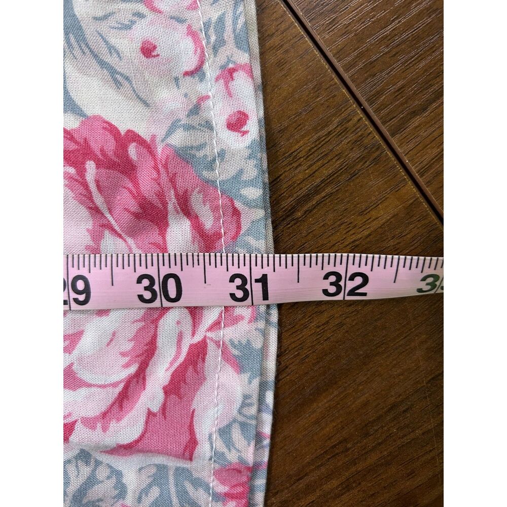 Vintage Land's End Floral skirt pink Women's L midi/maxi pockets summer cottage‎ - Picture 9 of 9